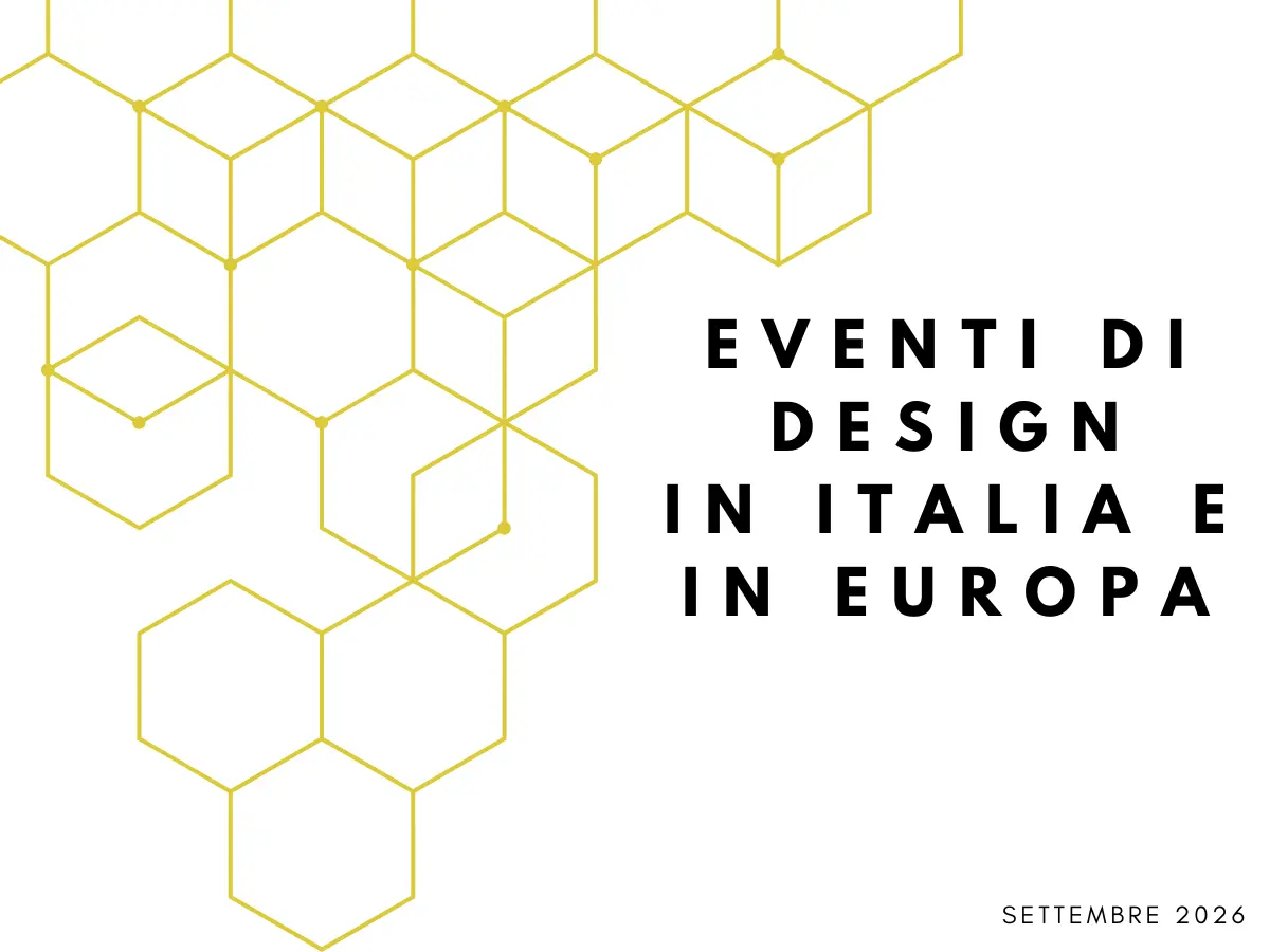 Eventi design settembre 2026